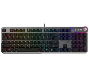 MSI STRIKE 600 V2 Silent černá / Herní klávesnice / mechanická / RGB / USB / CZ+SK layout