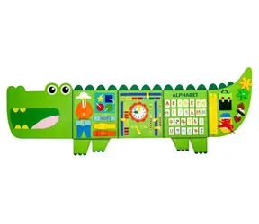 2KIDS TOYS Activity board Krokodýl / Senzorická hračka / od 3 let