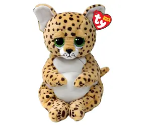 TY Plyšový leopard Lloyd hnědý / 24 cm