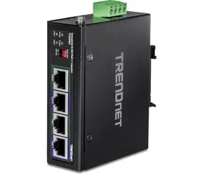 TRENDnet TI-IG290 / Průmyslový PoE injektor / IEEE802.3bt / 95 W / 2x 2,5 Gigabit / IP30 / -40~75 °C