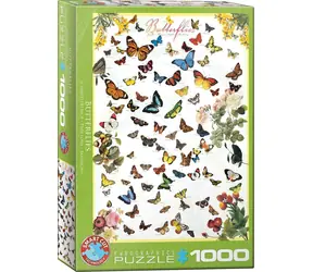 EUROGRAPHICS Puzzle Motýli / 1000 dílků
