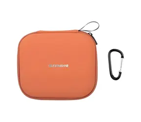 Sunnylife ON-B0102 oranžová / Brašna pro DJI Osmo Nano / PU kůže + EVA / karabina na zavěšení