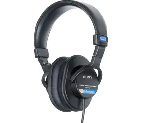 Sony MDR-7506 černá / Sluchátka / přes hlavu / uzavřená / drátová / Jack 3,5 a 6,35 mm