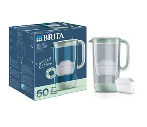 Brita Glass zelená / Filtrační konvice / 2,5 l / filtr Maxtra PRO
