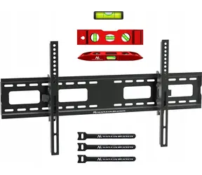 Maclean MC-422 černá / Nástěnný držák pro TV / 43-100" / VESA max. 800x400 / nosnost 120 kg / náklon