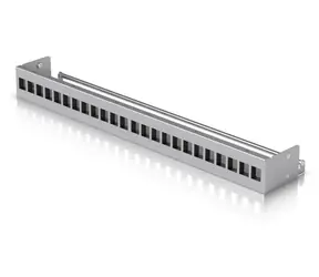 Ubiquiti UACC-Rack-Panel-Patch-Blank-24 šedý / Patch panel / 24 portů / neosazený / Keystone / 1U