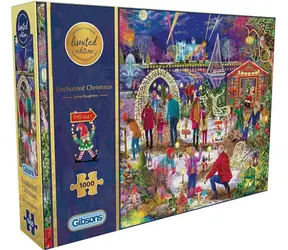 GIBSONS Puzzle Limitovaná vánoční edice Kouzelné Vánoce / 1000 dílků / 49 x 68 cm