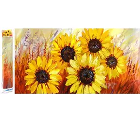 NORIMPEX Diamantové malování Krásné slunečnice / 80x40 cm