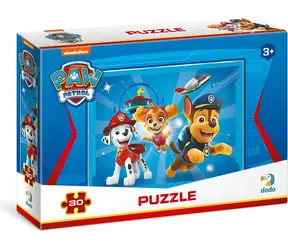 DODO Puzzle Tlapková patrola: Silná trojka / 30 dílků / 27 x 20 cm