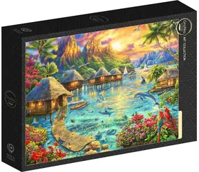 GRAFIKA Puzzle Art Collection: Tropická oáza / 1000 dílků / 69 × 47,8 cm
