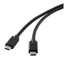 MicroConnect USB-C 3.2 Gen2x2 černá / Kabel / USB-C (M) - USB-C (M) / 1 m / 20 Gbit/s
