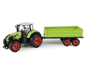RAPPA Traktor farmářský s vlečkou 45 cm / Setrvačníkový pohon / Odpojitelná vlečka na volný chod