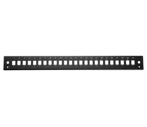Equip Patchpanel 24x LC-Duplex, SC-Simplex černá / Patch panel / Optický / 1U / 19"