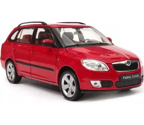 WELLY Auto Škoda Fabia Combi II (2009) červená / Model auta / 1:24 / od 8 let
