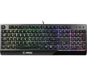 MSI Vigor GK30 černá / Herní klávesnice / drátová / membránová / USB / podsvícení / UK layout