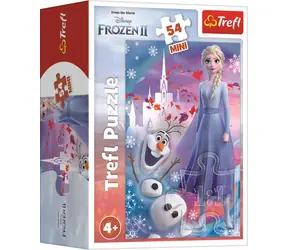 TREFL Puzzle Ledové království II: Elsa a Olaf / 54 dílků / 20 x 13 cm