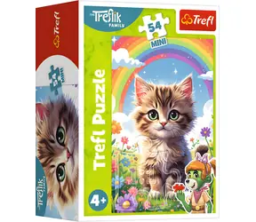 TREFL Puzzle Treflíci: Kotě / 54 dílků / 20 x 13 cm