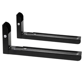 Maclean MC-915 B černá / Držák mikrovlnné trouby / nástěnný / nastavitelný / do 30 kg