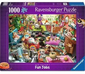 RAVENSBURGER Puzzle Kočičí kadeřnice / 1000 dílků