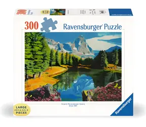 RAVENSBURGER Puzzle Odlesk skalnaté hory XXL / 300 dílků