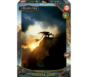 EDUCA Puzzle Jak vycvičit draka / 1000 dílků