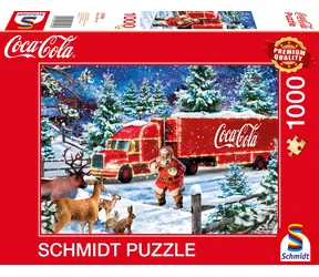 SCHMIDT Puzzle Coca-Cola: Vánoční kamion / 1000 dílků / od 12 let