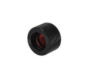Alphacool HT černá / Šroubení HardTube / G1/4 / 16 mm / rovné / vroubkované