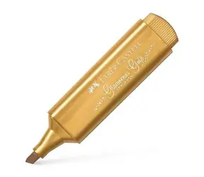 Faber-Castell TL 46 zlatá / Zvýrazňovač / Metalický hrot 1-5 mm / Plnitelný