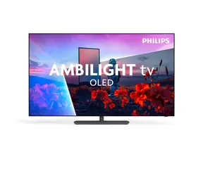 55" Philips 55OLED811/12 šedá / Televizor / OLED / 4K UHD / Google TV / Wi-Fi 6 / 70W repro