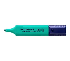 Staedtler Textsurfer Classic 364 tyrkysová / Zvýrazňovač / Klínový hrot 1-5 mm / Plnitelný