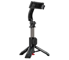 Acefast E42 černá / Selfie držák se stativem / Bluetooth dálková spoušť / 63 cm