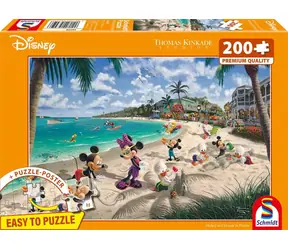 SCHMIDT Puzzle Mickey a Minnie: Na Floridě / 200 dílků / od 8 let