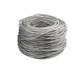 Lanberg Instalační kabel Cat6 UTP šedá / Instalační kabel / 305 m / CU / LSOH / CPR Dca / Fluke Passed