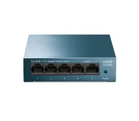 TP-Link LS105G / Switch / 5x 10/100/1000 Mbit/s / Kovové provedení / Bez ventilátoru