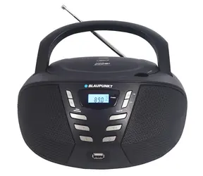 BLAUPUNKT BB7BK černá / Rádiomagnetofon / FM PLL / CD / MP3 / USB / AUX / kazety