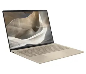 ASUS Zenbook A14 UX3407QA-OLED520WZ zlatá / Notebook / 14" WUXGA OLED / Snapdragon X1-26-100 / 32GB / 1TB SSD