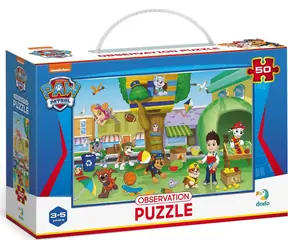 DODO Puzzle s hledáním obrázků Tlapková patrola / 50 dílků / 45 x 31 cm