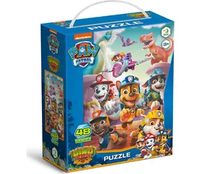 DODO Puzzle Tlapková patrola: Záchrana dinosaurů / 48 dílků / 23 x 32 cm