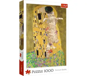 TREFL Puzzle Kočičí polibek / 1000 dílků / 68,3 × 48 cm