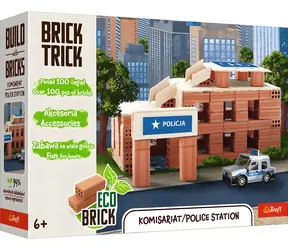TREFL Stavebnice BRICK TRICK Policejní stanice M / 100 dílů