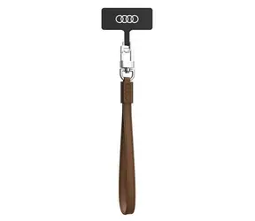 Audi Crossbody kožený řemínek na krk hnědý / Řemínek na krk / Kůže / Univerzální / 28 cm x 10 mm