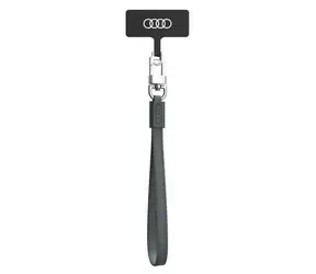 Audi Crossbody Leather šedá / Řemínek na krk / kůže / univerzální / 28 cm, 10 mm