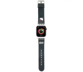 Hello Kitty Kitty Head řemínek černá / Řemínek pro Apple Watch / 38/40/41mm