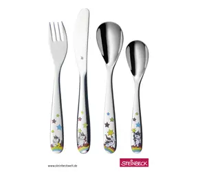 WMF Jednorožec 1286056040 stříbrná / Dětský příbor / nerezová ocel / dárkové balení