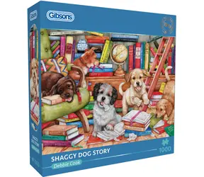GIBSONS Puzzle Psí historky / 1000 dílků