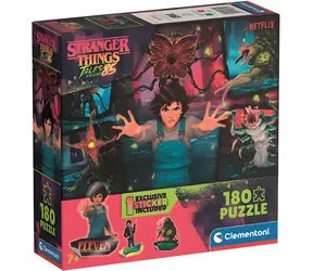 CLEMENTONI Puzzle Stranger Things Tales from '85: Nepřátelé / 180 dílků / 48,5 x 33,5 cm