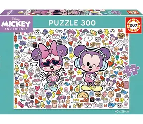 EDUCA Puzzle Mickey a přátelé / 300 dílků