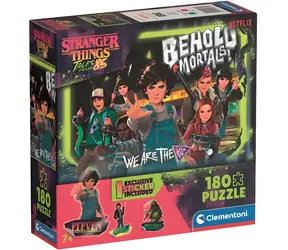 CLEMENTONI Puzzle Stranger Things Tales from '85: Hleďte, smrtelníci! / 180 dílků / 48,5 x 33,5 cm