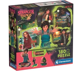 CLEMENTONI Puzzle Stranger Things Tales from '85: Parta z Hawkinsu / 180 dílků / 48,5 x 33,5 cm
