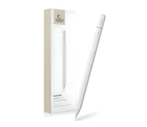 Tech-Protect Digital Magnetic Stylus Pen 3 bílá / Dotykové pero / magnetické / pro Apple iPad